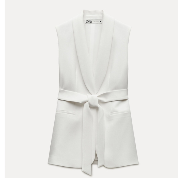 ❌️SOLD❌️TUXEDO COLLAR VEST ZW COLLECTION SIZE S - Picture 8 of 14